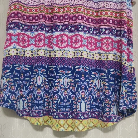 Live And Let Live Colorful Boho Top - Picture 10 of 14